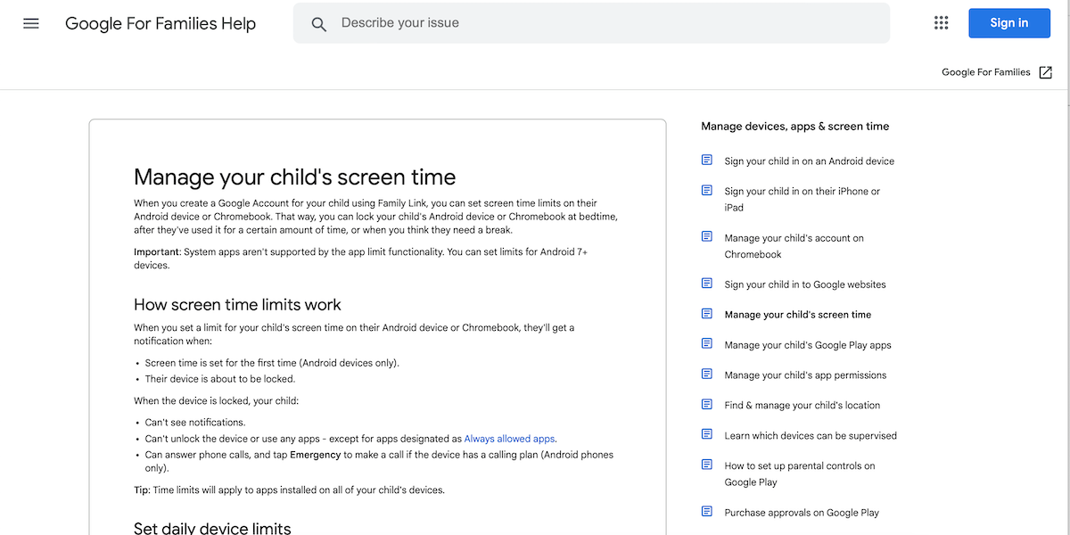 Google Support